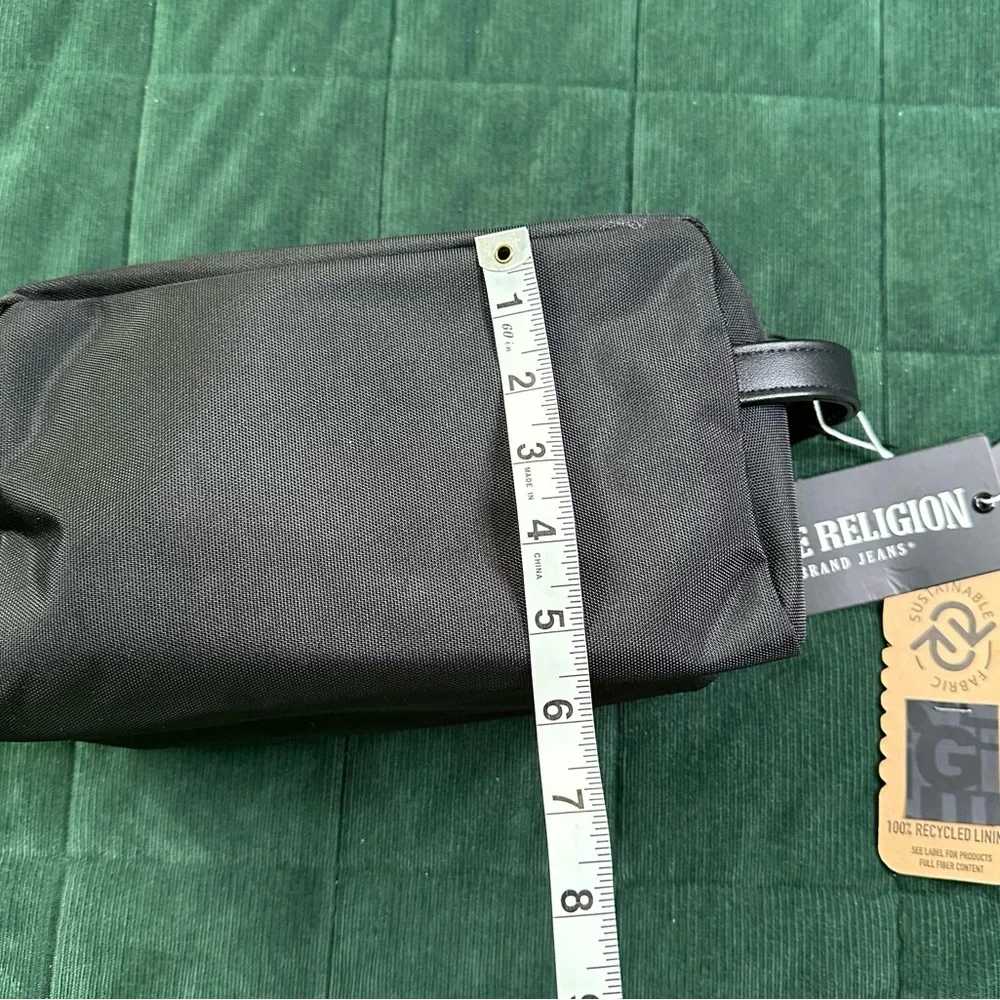 True Religion Black Belt Bag for Men